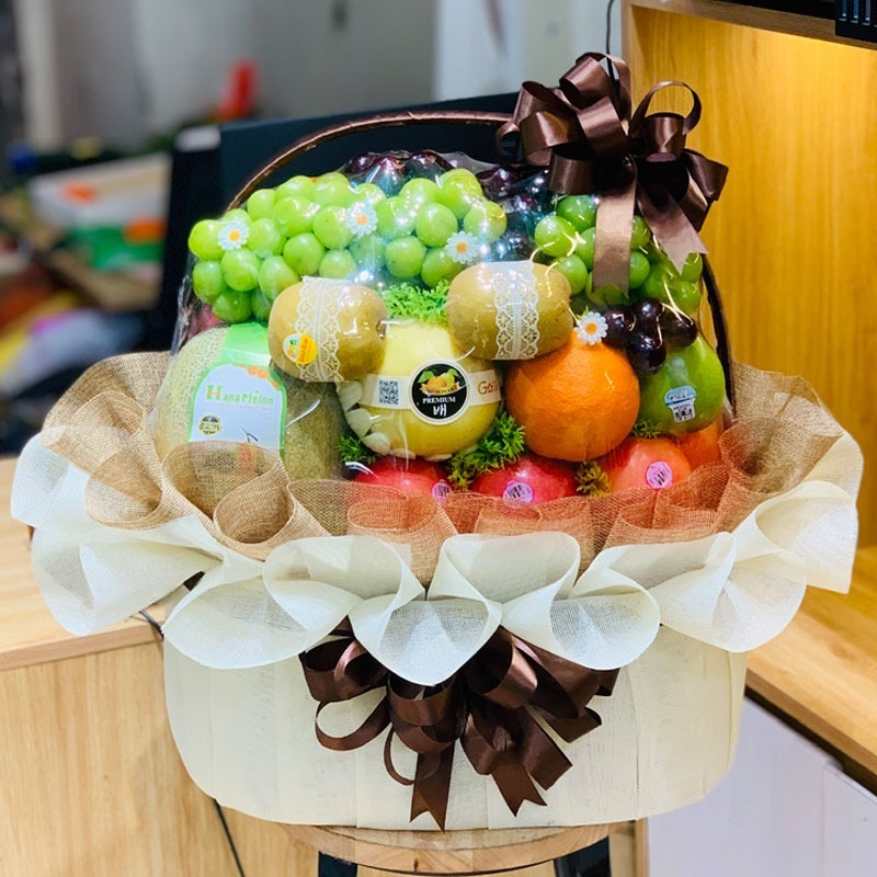 Giỏ trái cây cao cấp KF361