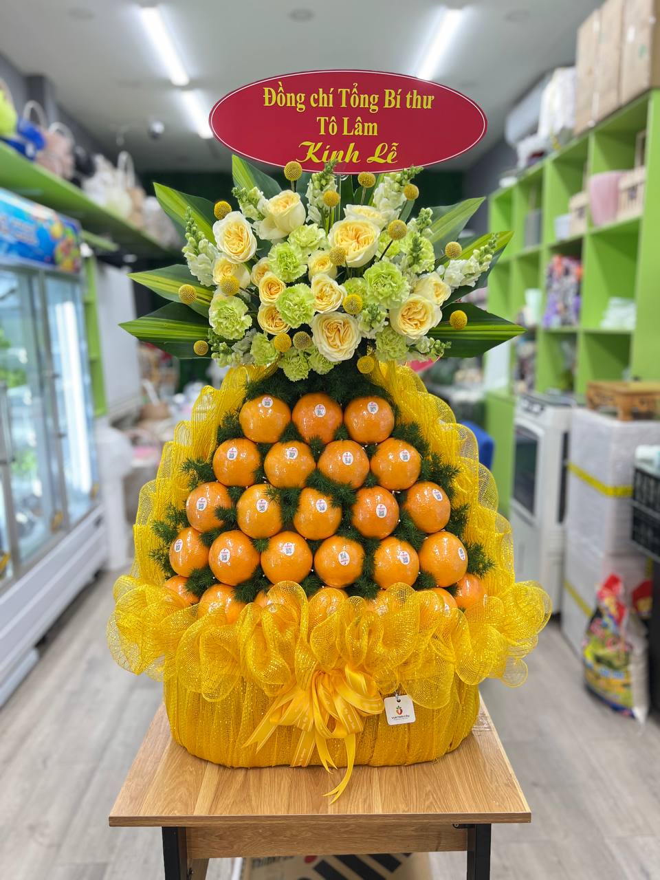 Giỏ trái cây cao cấp KF362