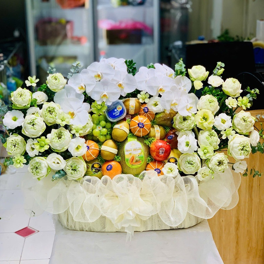 Giỏ trái cây cao cấp KF348