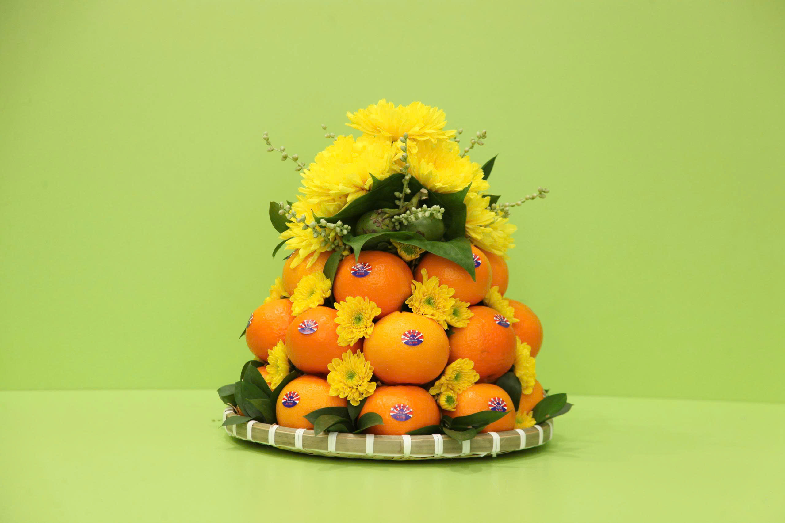 Mâm quýt Úc dâng lễ 3 tầng