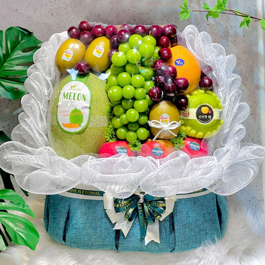 Giỏ trái cây cao cấp KF372