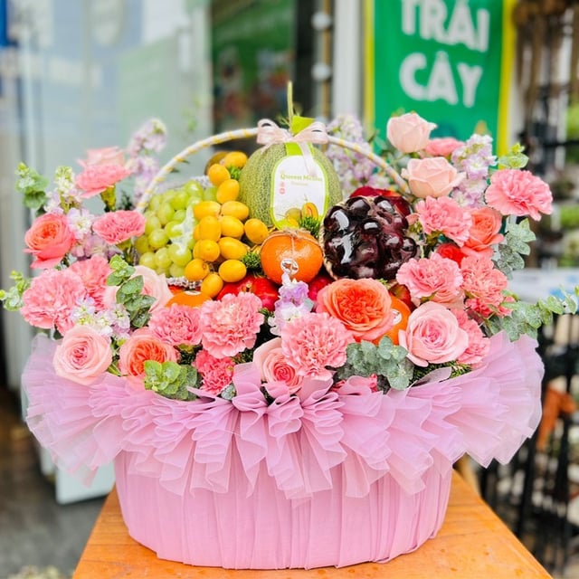 Giỏ trái cây cao cấp KF367