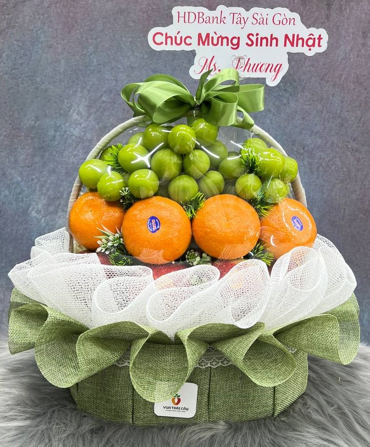 Giỏ Trái Cây Quà Tặng KF34
