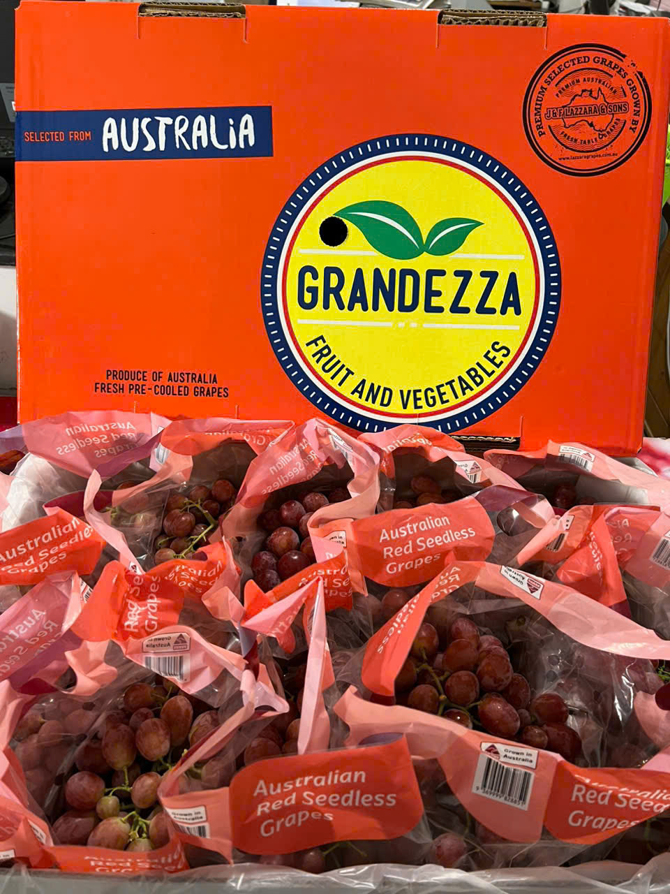 Nho Đỏ Úc GRANDEZZA