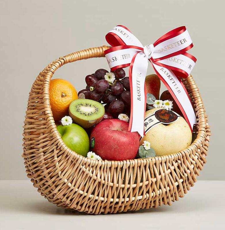 Giỏ Thuyền Trái Cây Cao Cấp - Quà Tặng Sang Trọng KF244
