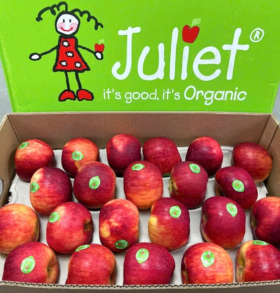 Táo Juliet Organic Pháp Thùng 18kg