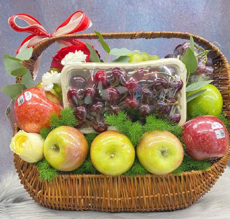 Giỏ Thuyền Trái Cây Cao Cấp - Quà Tặng Sang Trọng KF244