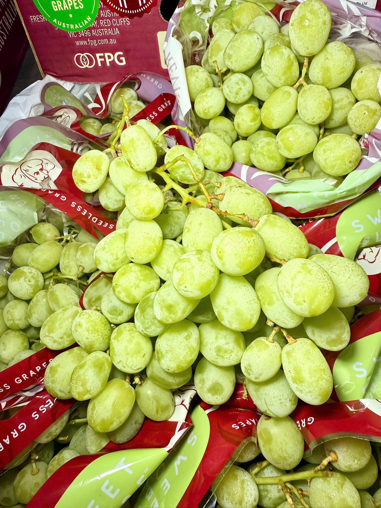 Nho Xanh Úc Traviso Sweet Globe