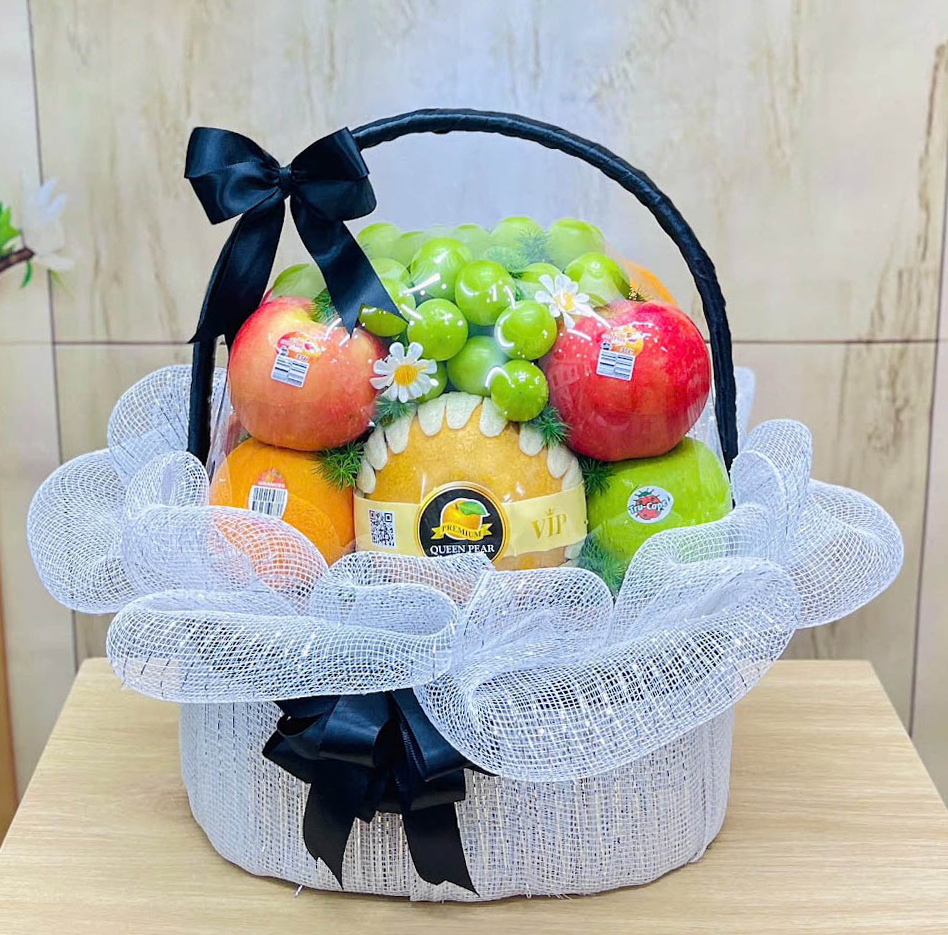 Giỏ Trái Cây Viếng Tang KF191