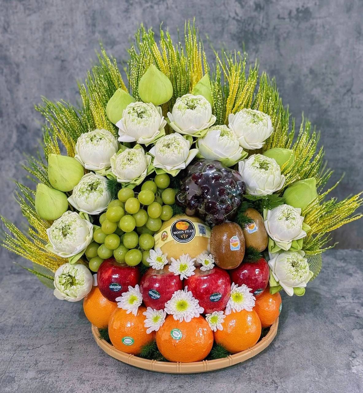 Mẹt Trái Cây Thắp Hương, Dâng Lễ KF353