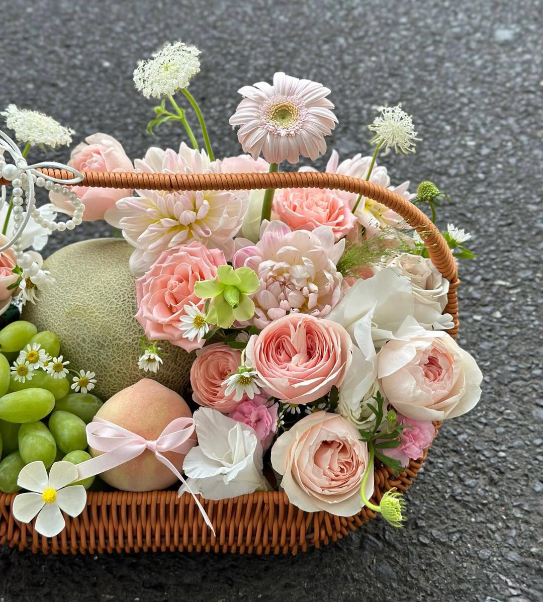 Giỏ Thuyền Trái Cây Cao Cấp - Quà Tặng Sang Trọng KF385