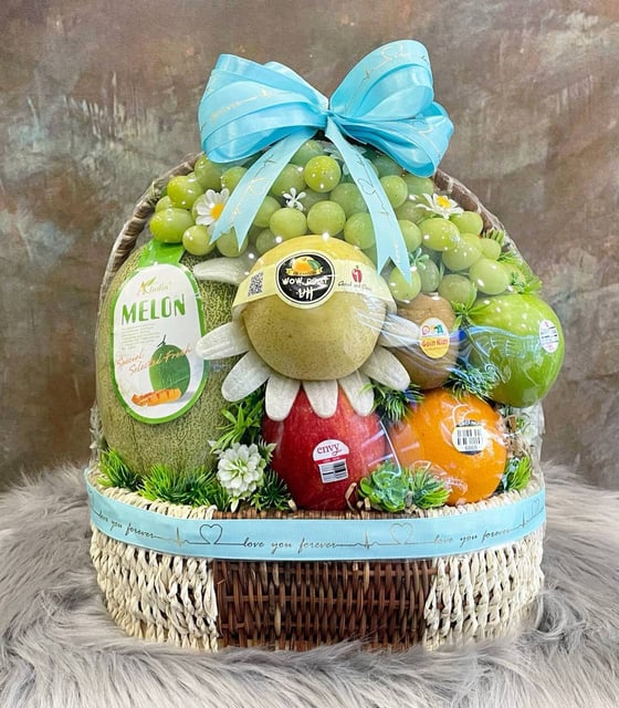 Giỏ Trái Cây Quà Tặng KF386