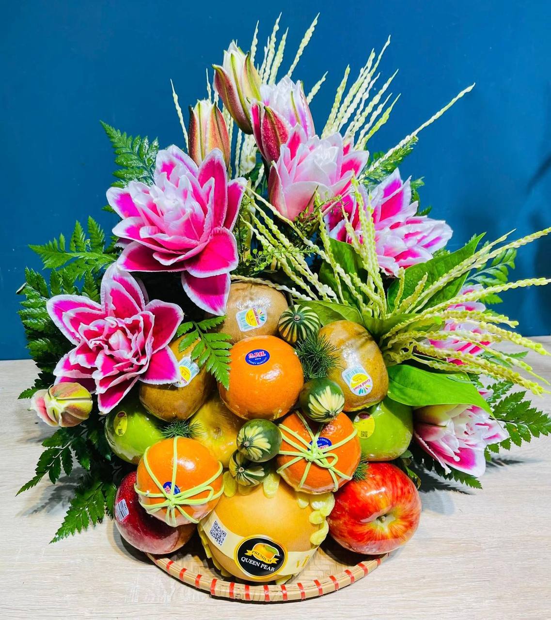 Mẹt Trái Cây Thắp Hương, Dâng Lễ KF401