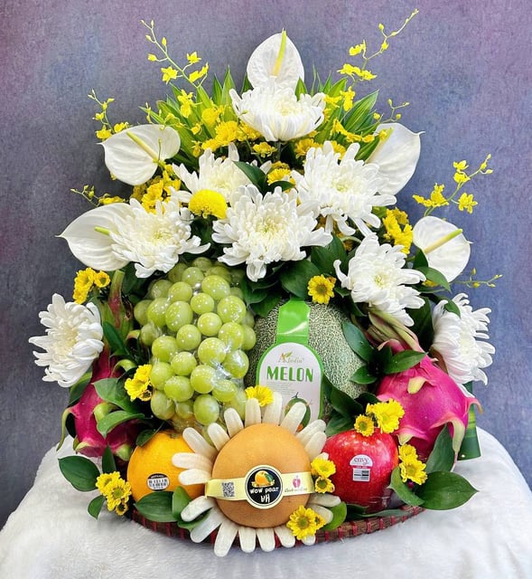Mẹt Trái Cây Thắp Hương, Dâng Lễ KF276