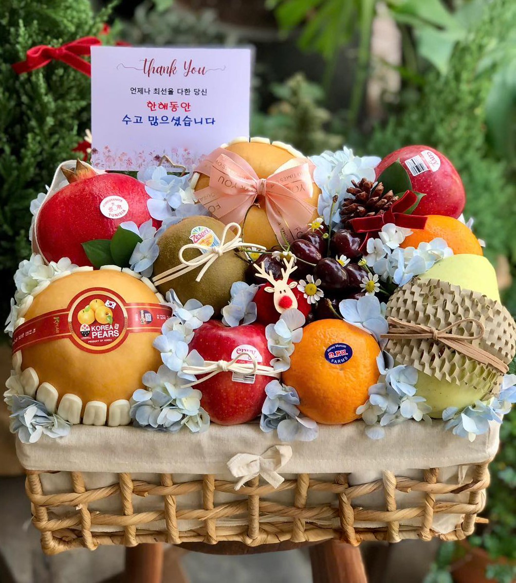 Giỏ Trái Cây Quà Tặng Cao Cấp KF411